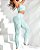Conjunto Basics One Estampa Verde Agua Polar Abstrato - Imagem 4