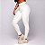 Legging Heart Basica Lines sem Empina BumBum Zero Transparência Jacquard Off White com verde claro - Imagem 1