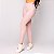 Legging Pulse Basica Blackout Zero Transparência Canelado 3D Rosa Bebê Blush - Imagem 3