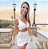 Shorts-Saia Mini Saia Estampa Zebra Blush - Imagem 3
