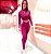 Conjunto Athleisure Simple Days V Zero Transparência Wine - Imagem 1