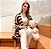 Tri-junto - Conjunto com 3 peças: Cardigan de lã + Conjunto Montaria Nervurada Athleisure Zero Transparência Nude - Imagem 3