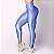 Legging Vision Cirrê Texturizado e Acetinado Light Zero Transparência Azul Celeste - Imagem 1