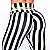 Legging Basica Lines com Empina BumBum Zero Transparência Estampa Lines - Imagem 1