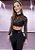 Conjunto Adele Suplex de Poliamida Light Manga Longa Preto - Imagem 1