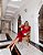 Vestido Princess Vermelho Rubi Acetinado - Imagem 4