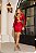 Vestido Sexy Mood Vermelho Rubi Acetinado - Imagem 2
