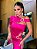 Vestido Fresh Rosa Acetinado - Imagem 3