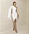 Vestido Vênus Branco acetinado leve brilho - Imagem 1
