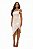 Vestido Hera OFF White Acetinado com leve brilho - Imagem 1