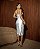 Vestido Ísis Branco acetinado leve brilho - Imagem 3