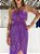 Vestido Tricot Longo Dunas Roxo - Imagem 1