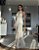 Vestido Santorine 3 em 1 Franjas e detalhes em Macrame Longo Off White - Imagem 1