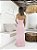 Vestido Tricot Longo Dunas Rosa Bebê - Imagem 2