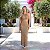 Vestido Berlin Longo Marrom Avelã Dourado - Imagem 1