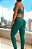 Conjunto Class Club Legging Alta Compressão Verde Hortelã Zero Transparência - Imagem 2
