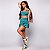 Conjunto Must-Have Seattle 4x1 Fitness ou Beach Tennis c/ Shorts-Saia Verde Esmeralda - Imagem 3