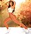 Conjunto Creta Pump Micro Canelado Light Glossy Bronze com Off White - Imagem 2