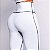Conjunto Dupla Face 2 em 1 Torino Blackout Zero Transparência Legging Seamless (Sem Costura) Branco e Preto Estampa Triângulos - Imagem 7