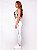 Conjunto Dupla Face 2 em 1 Torino Blackout Zero Transparência Legging Seamless (Sem Costura) Branco e Preto Estampa Triângulos - Imagem 3