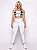 Legging Dupla Face 2 em 1 Blackout Zero Transparência Seamless (Sem Costura) Branco e Preto - Imagem 6