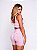 Conjunto Faixa Shorts Pump Blackout Zero Transparência Gloss Rosa Iogurte Acetinado - Imagem 3