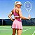 Conjunto Torino Manga Longa Tenis ou Fitness com Shorts Saia Prissado Zero Transparência Rosa Barbie - Imagem 3