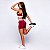 Conjunto Milano Hit Elasticos X Blabkout Zero Transparência Vermelho Acetinado - Imagem 7