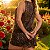 Chemise (Camisetão) Oversized em Suplex Light Vestido / Casual / Academia / Saída de Praia Estampa Onça Marrom - Imagem 2