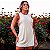 Chemise (Camisetão) Oversized em Suplex Light Vestido / Casual / Academia / Saída de Praia Branco Off White Transformative Teal - Imagem 1