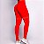Legging Vibe Poliamida Premium Zero Transparência Vermelho Carmim - Imagem 2