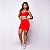 Shorts / Bermuda Confort Poliamida Premium Zero Transparência Vermelho Carmim - Imagem 3