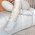 Polainas Premium Flash Dance em Tricot de Lã 1 camada Branca Off White - Imagem 1
