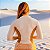 Jaqueta Star Golden Slim Fit Poliamida Premium Light Off White com Dourado - Imagem 3