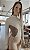 Jaqueta Star Golden Slim Fit Poliamida Premium Light Off White com Dourado - Imagem 4