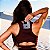 Conjunto PRO ATHLETE Ultra Sculpt Poliamida Premium Chapa-Barriga Zero Transparência Marrom Expresso - Imagem 3