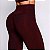 Legging PRO ATHLETE Ultra Sculpt Poliamida Premium Chapa-Barriga Zero Transparência Marrom Expresso - Imagem 2