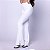 Calça Legging Pulse Bailarina Flare Canelado 3D Blackout Zero Transparência Poliamida Premium Branca - Imagem 1