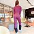 Macacão Winter Chic Jacquard Premium Alta Gramatura, Chapa-Barriga, Zero Transparência, Alta Compressão, Sem Costura e Canelado 3D Roxo Violeta - Imagem 3