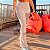 Calça Legging Bailarina Poliamida Premium Rosa Bebê Estampa Heart Boom Rosa-Choque - Imagem 1