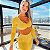 Conjunto Happiness Bailarina Poliamida Premium Amarelo - Imagem 4