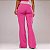 Calça Legging Bailarina Visa Poliamida Premium Zero Transparência Rosa Choque - Imagem 2