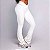 Calça Legging Bailarina Visa Poliamida Premium Branco Off White - Imagem 1