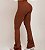 Calça Legging Bailarina Basica Poliamida Premium Zero Transparência Marrom Chocolate - Imagem 2