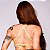 Conjunto Aster Chade Jacquard Poliamida Premium Zero Transparência Estampa Texturizada Honey Amarelo Manteiga - Imagem 7