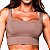 Top Creta Suplex Light Castanho - Imagem 1