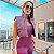 Colete Puffer Fly Dupla Face em Nylon Roxo Violeta Holográfico e Preto - Imagem 1