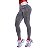 Legging Atlanta Jacquard Estampa Retrô Fit Cyber Lines Rose - Imagem 1
