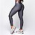 Legging Atlanta Jacquard Alta Compressão Estampa Micro Canelado Cinza Grafite - Imagem 2