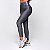 Legging Atlanta Jacquard Alta Compressão Estampa Micro Canelado Cinza Grafite - Imagem 1